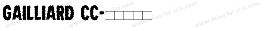 gailliard cc字体转换